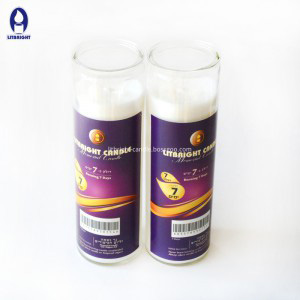 High quality 7 days Jewish glass candle