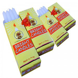Religious Pillar white Candle