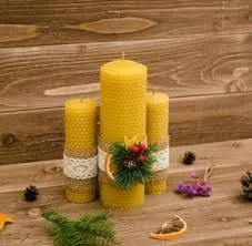 pink pillar candles
