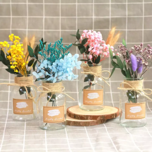 Decorate Gift Box Flower Aroma Reed Diffuser Set W