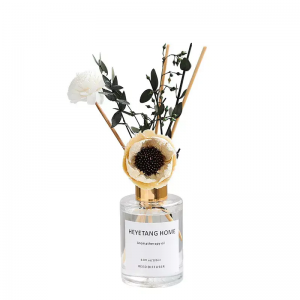 Multi scents Decorative Glass Bottle Long Lasting Perfume Diffuser New Fragrance Dried Flower Aromatherapy Reed Diffuser