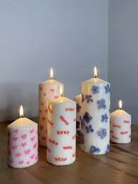 3x3 flameless candles with remote