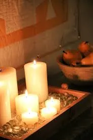 reed diffuser and candle set