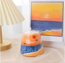 white spiral taper candles